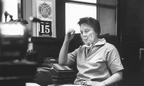 Harper Lee in her father's law office