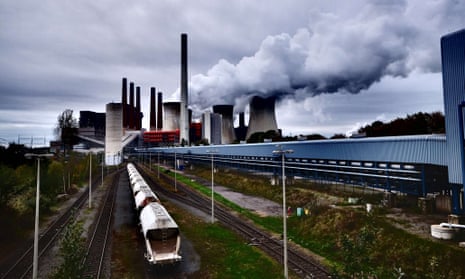 A power plant run by coal from the brown coal open cast mine Garzweilee, in Neurath, western Germany.