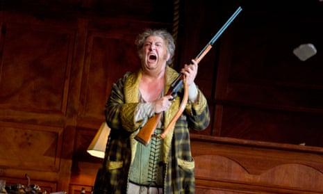 Ambrogio Maestri as Falstaff at the Royal Opera House.