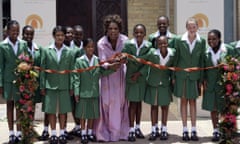 Oprah Winfrey at the Oprah Winfrey Leadership Academy for Girls in Henley-on-Klip, South Africa.
