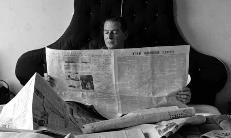 Reading in bed: Saturday newspaper articles need to capture their audience.