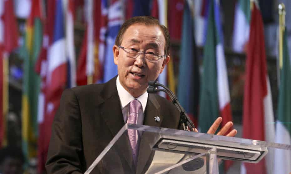United Nations secretary-general Ban Ki-moon speaks during a ceremony commemorating the 70th anniversary of the signing of the UN Charter in San Francisco, California June 26, 2015.