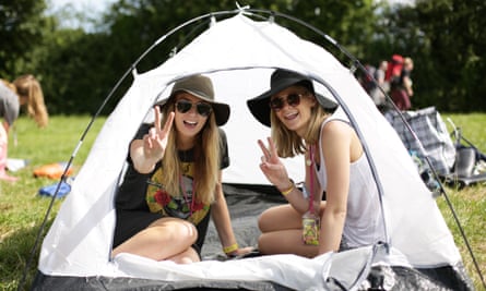 Hardened festivalgoers despair of glampers who bring in a load more money for organisers.