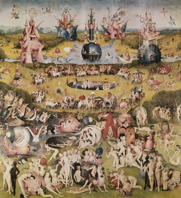 Finding art to relate to ... The Garden of Earthly Delights by Hieronymus Bosch, c.1500.
