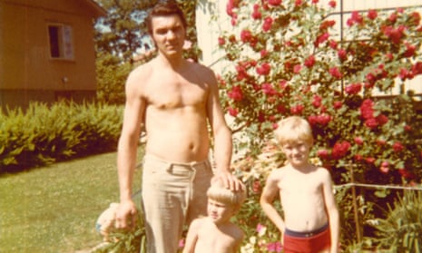 Stefan, centre, with his father Boris and older brother Carl in 1973.
