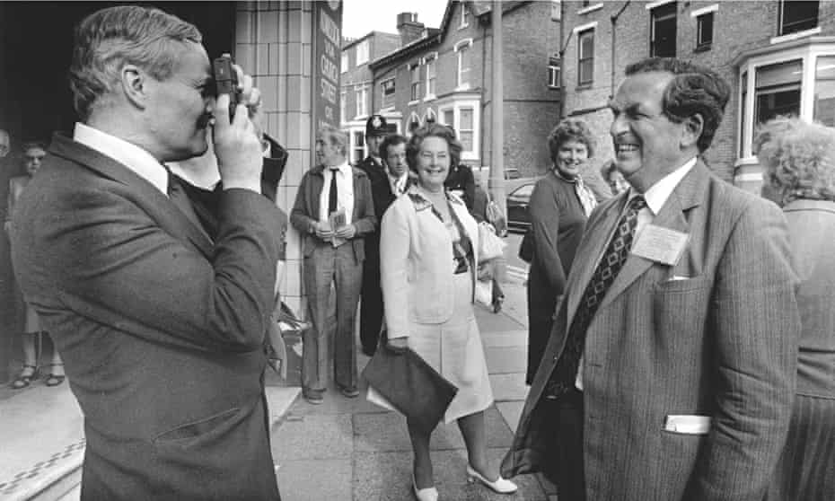 Tony Benn and Denis Healey in 1981