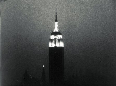 A still from Andy Warhol's film Empire