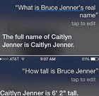 Siri Bruce Jenner