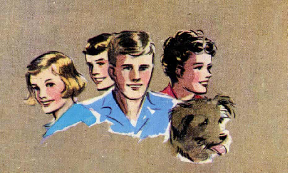 Five in six ... The Famous Five as seen on the cover of a 1943 edition.