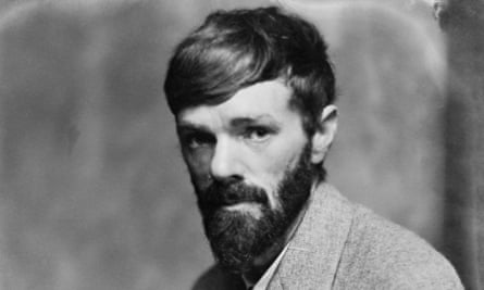 DH Lawrence, author of The Rainbow (No 43), circa 1920.