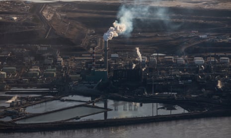 The Syncrude tar sands site near Fort McMurray in Northern Alberta.