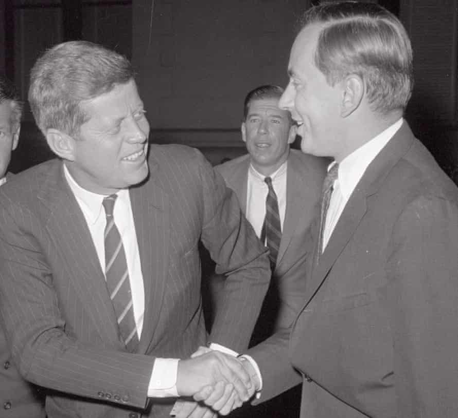 President John F Kennedy with Gore Vidal