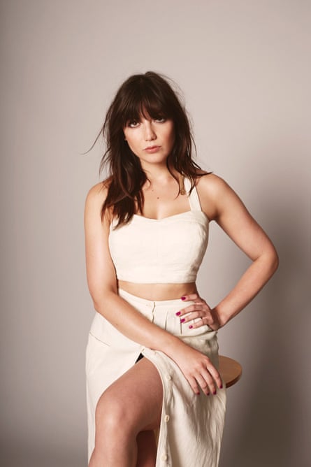 Daisy Lowe models the I'm Up Here Collection by Reformation. The clothes have been designed for women with bigger breasts
