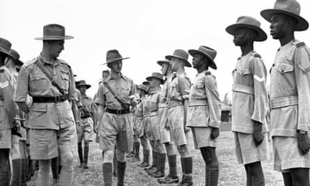 1943年尼日利亞軍隊的招募。