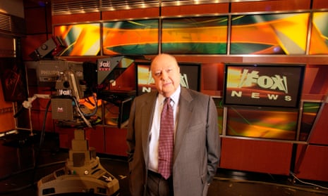 Fox News CEO Roger Ailes  poses at Fox News in New York.