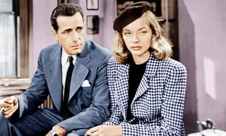Humphrey Bogart, Lauren Bacall in The Big Sleep.