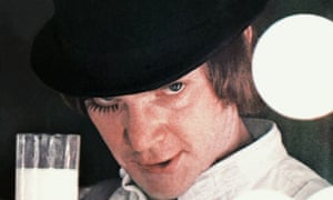 Malcolm Macdowell in A Clockwork Orange