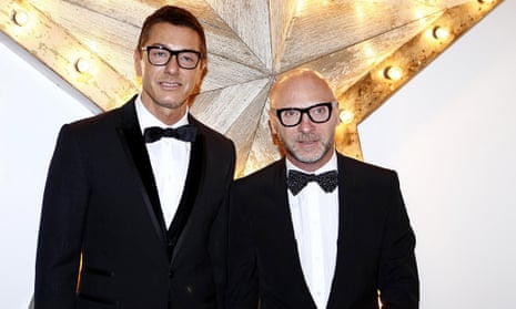 Stefano Gabbana (left) and Domenico Dolce in March.