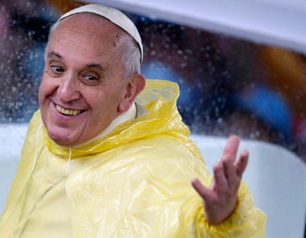 Pope Francis visits the Philippines in January 2015.