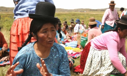 Sonia Ticona, local indigenous Aymara leader