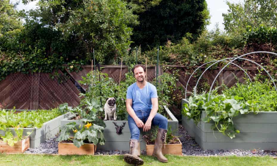 Brett Graham grows celeriac, japanese spinach and white  icicle radishes.