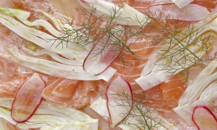 SALMON WITH SLICED FENNEL, LEMON AND DILL30 Ingredients by Sally Clarke