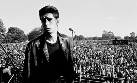 Jimmy Pursey at Brockwell Park.