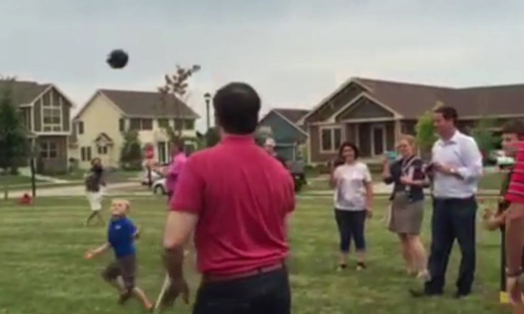 Marco Rubio Prepares For Dolphins Season By Hitting A Kid In The Face With A Pass The Washington Post