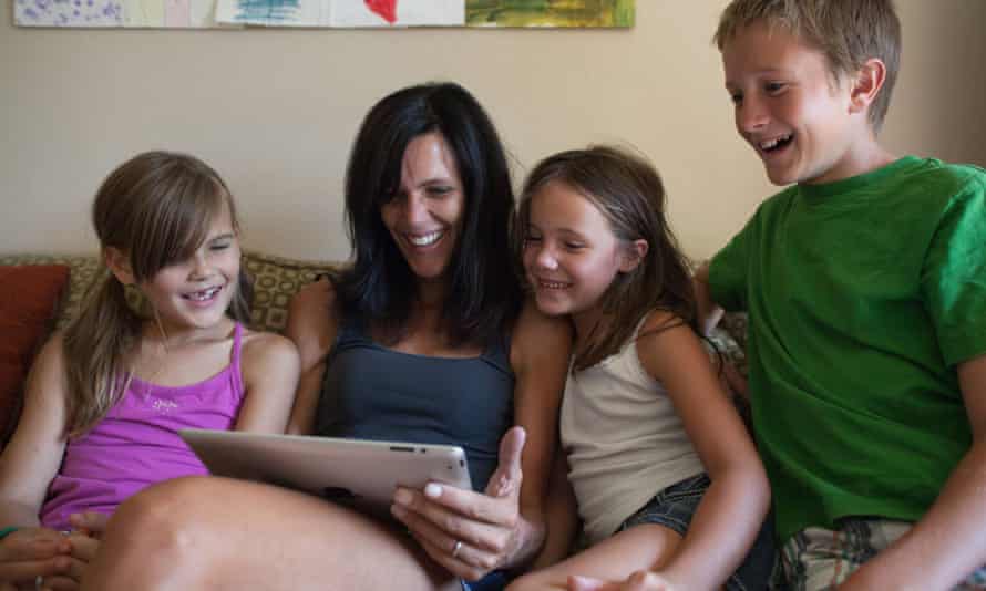 Parents and carers can read with their children on screen, as well as in print.