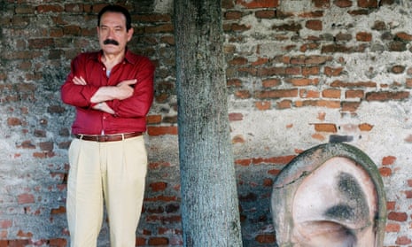 Sebastiano Vassalli poses for a portrait session at his home in Novara, Italy.