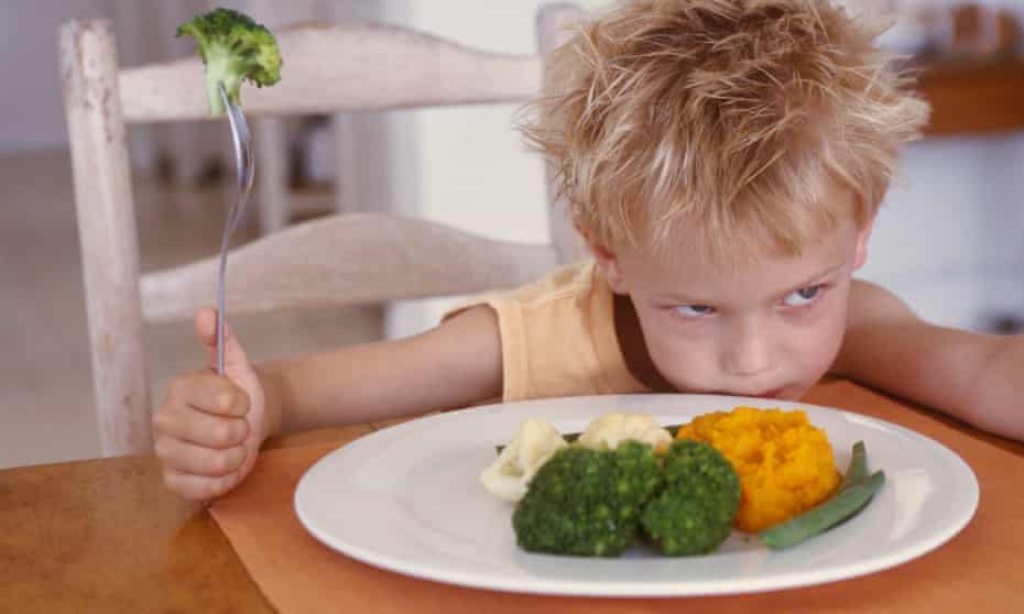 Fussy eater, picky eater, child, healthy food, broccoli