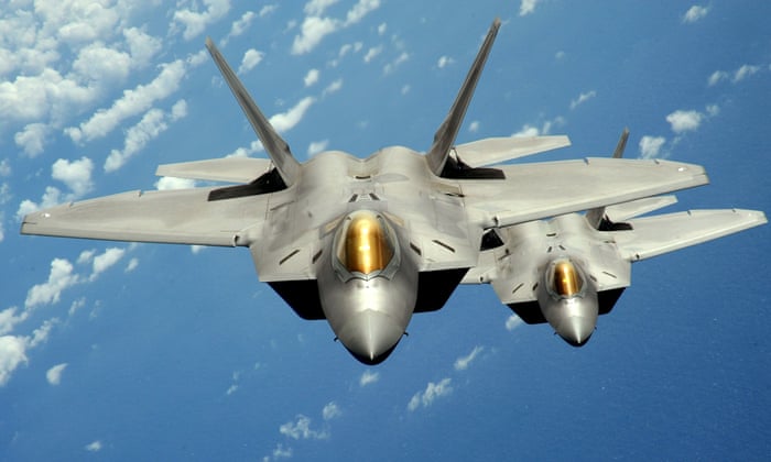 US sends F-22 fighter jets to Europe as part of Ukraine response | US  military | The Guardian