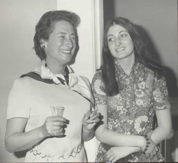 Dina Gold (right), with her mother, Aviva