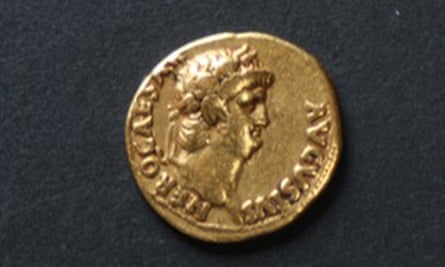 New toy … Holland's gold Roman coin