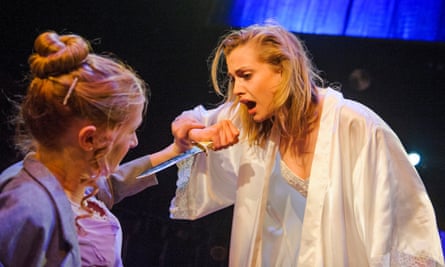 Kathryn Wilder and Stefanie Martini in Andromache by Jean Racine.