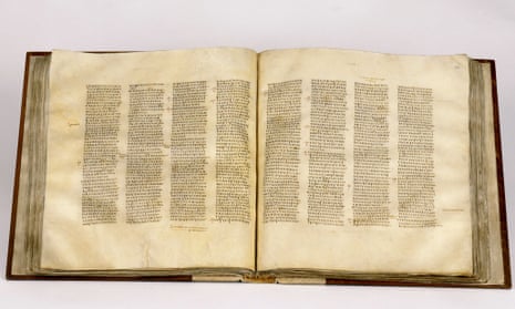 The Codex Sinaiticus, which has only left the British Library building once before, during the second world war