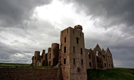 Slains Castle near Cruden Bay, Aberdeenshire, Scotland is said to be the inspiration for Bram Stoker's Dracula.
