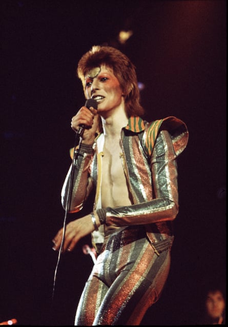 David Bowie as Ziggy Stardust.