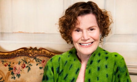 Another frequently banned author, Judy Blume.