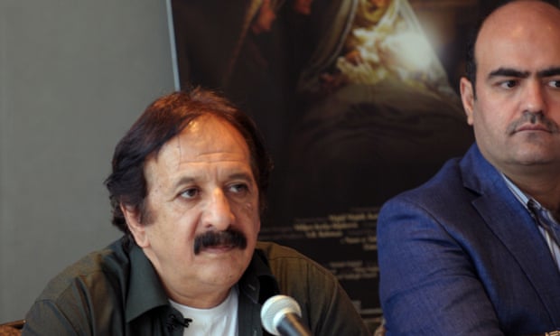  Majid Majidi speaking at a press conference for the film. Photograph: Clement Sabourin/AFP/Getty Images 