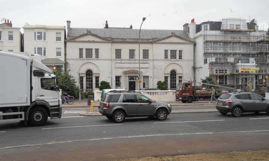 A contemporary view of Brighton's vacant Marlborough House.