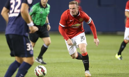 Wayne Rooney is expected to be deployed as a centre-forward by Manchester United's manager, Louis van Gaal.