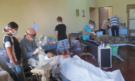 The mobile dental clinic in Bobonaro.