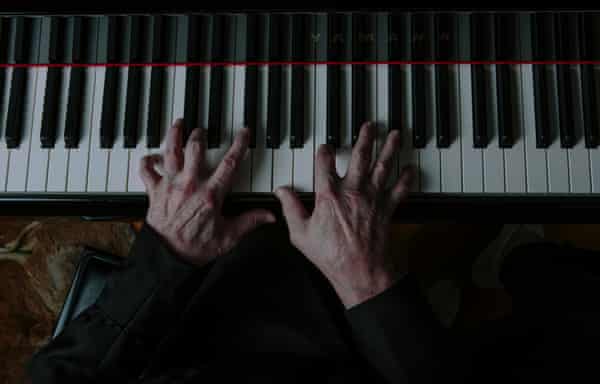 Jerry Lee Lewis on the piano