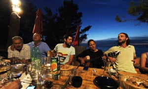 At Girenica Bay on Pag island.