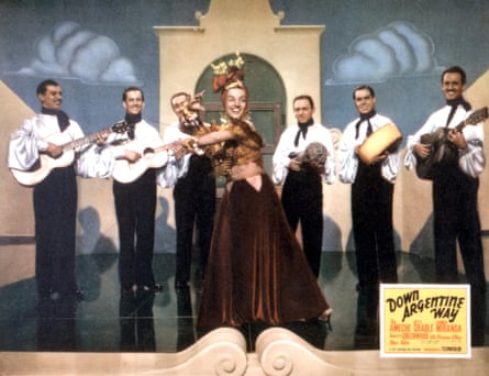 Carmen Miranda in Down Argentine Way, 1940.