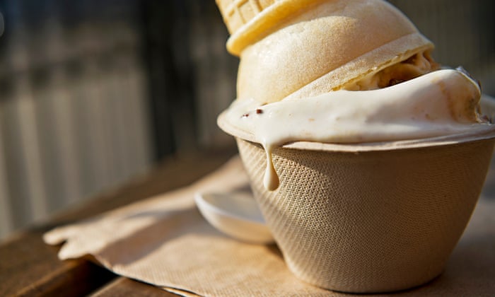 Upside Down Ice Cream Cone Just A Trend For Lazy Eaters Or Conveniently Crunchy Food The Guardian