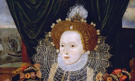 Portrait of Queen Elizabeth I of England (the Armada Portrait) by an unknown artist, c. 1588.