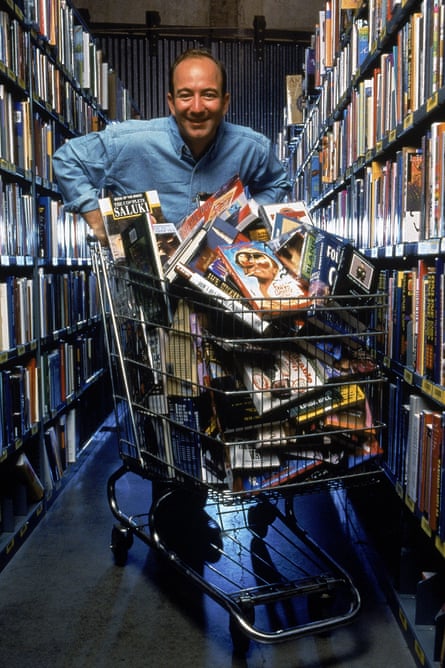Supermarket sweep … Amazon CEO Jeff Bezos has overseen Kindle’s success.