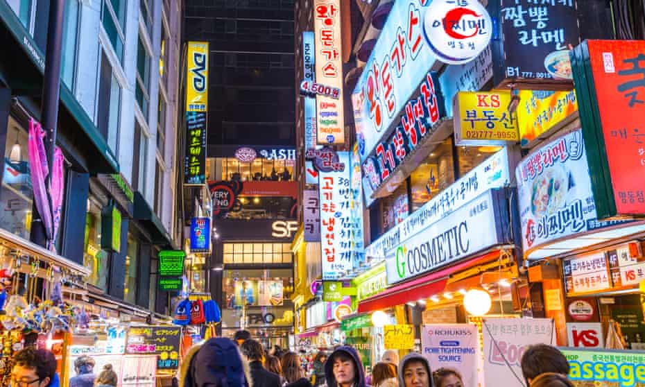 One of Seoul’s prime shopping districts. With its sharing economy innovations and high population density, Korea’s capital is positioned to become a sustainability leader.
